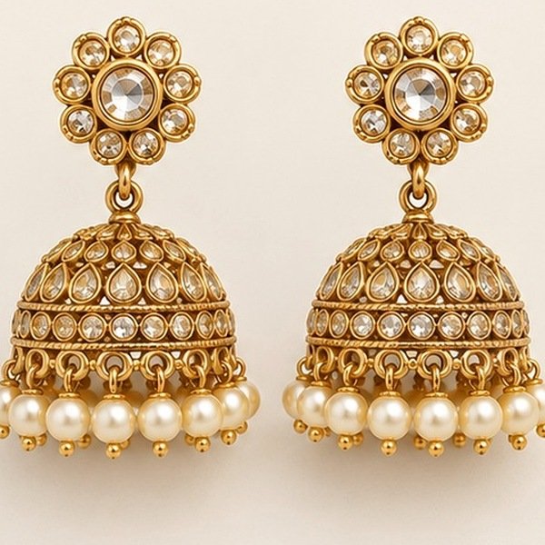 Classic Pearl Jhumka