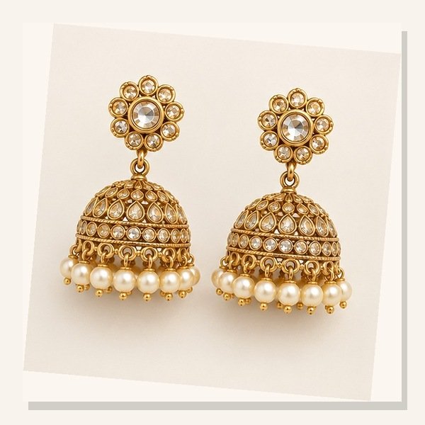 Classic Pearl Jhumka