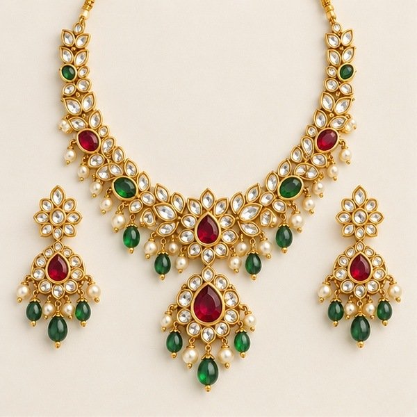 Royal Kundan Necklace Set