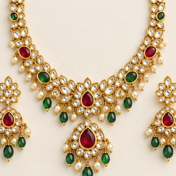 Royal Kundan Necklace Set