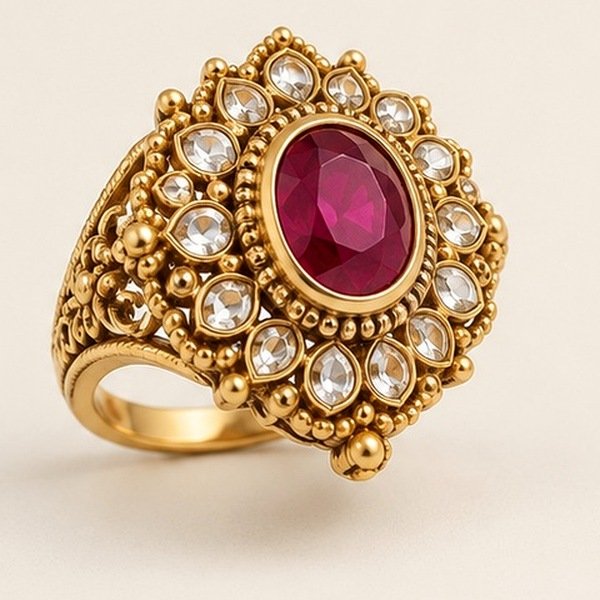 Royal Ruby Statement Ring